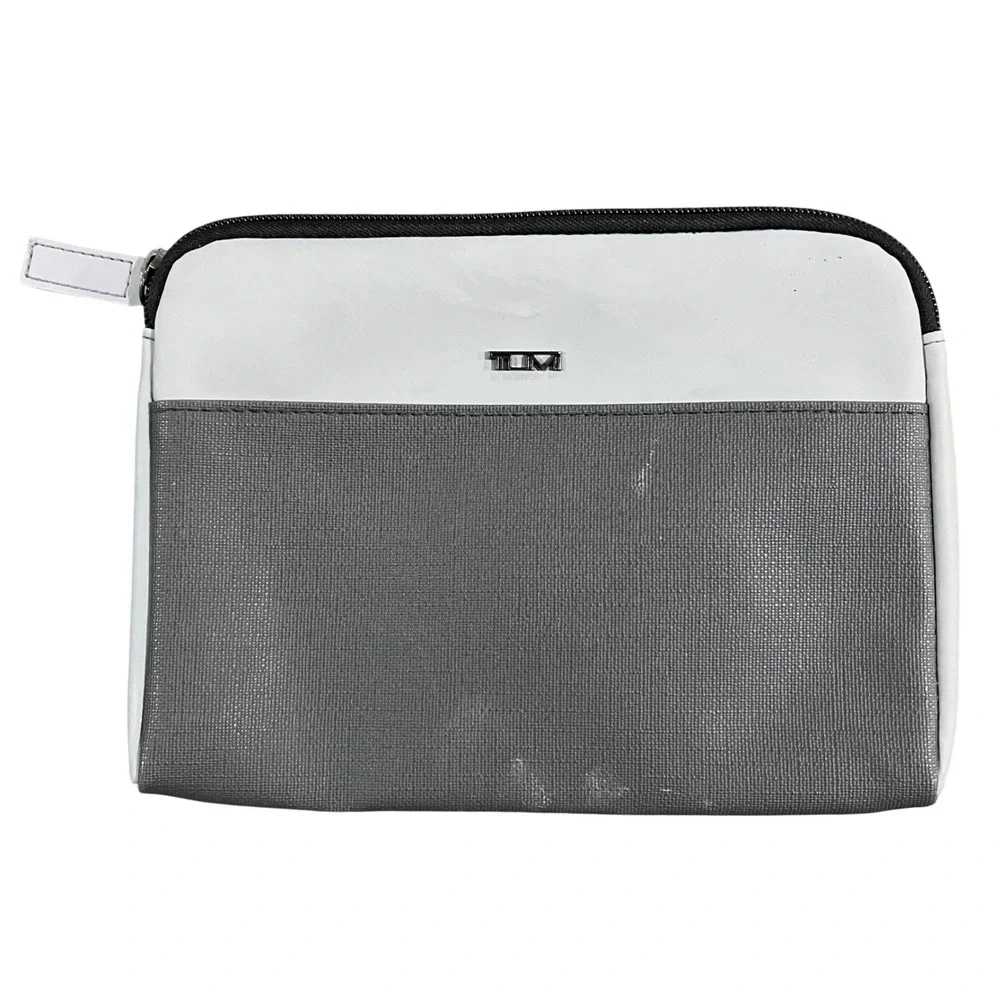 Tumi for Delta‎ Airlines Zippered Amenity Pouch Travel Toiletry Luxury Bag Case